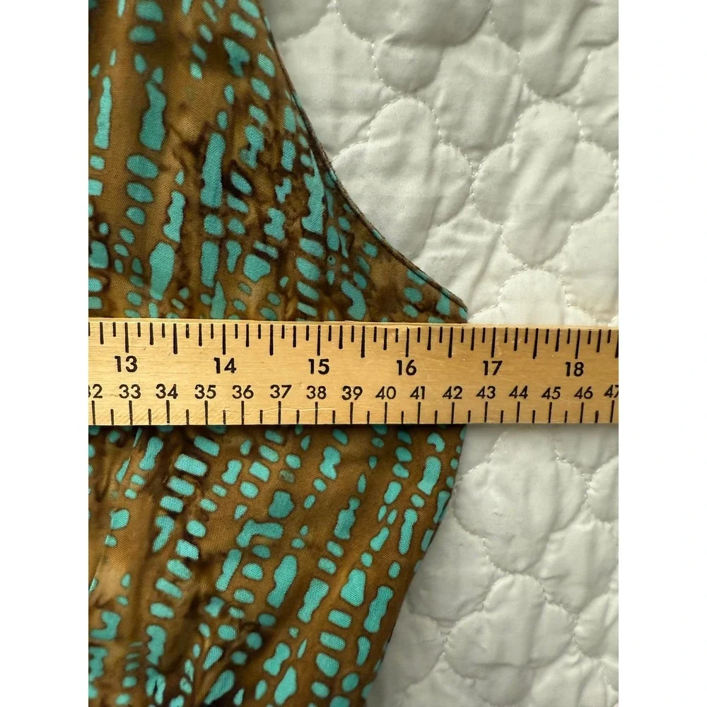 Bali Batik Hand-Painted Sundress Size Small –‎ Artisan Resort Wear Summer Dress - Picture 7 of 10